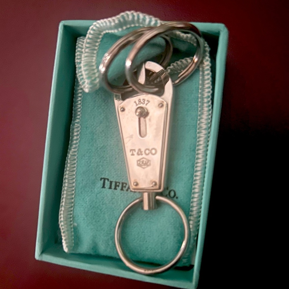 Tiffany & Co. Double Valet Key Ring